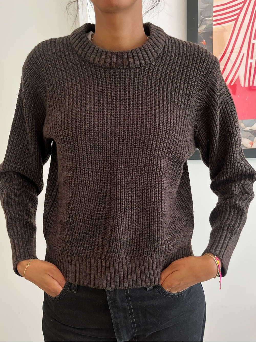 JJXX Crewneck Sweater Brown XS